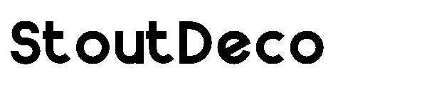 StoutDeco字体