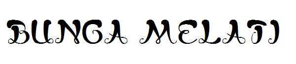 Bunga Melati字体