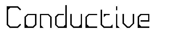 Conductive字体