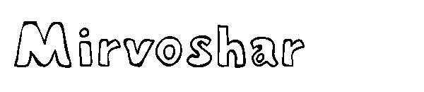 Mirvoshar字体