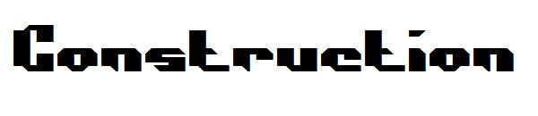 Construction字体