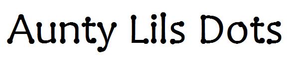 Aunty Lils Dots字体