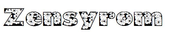Zensyrom字体c