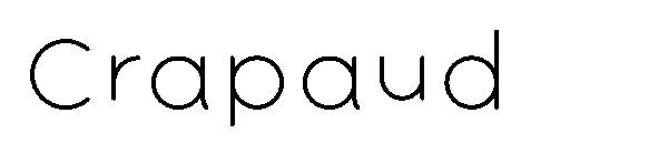 Crapaud字体