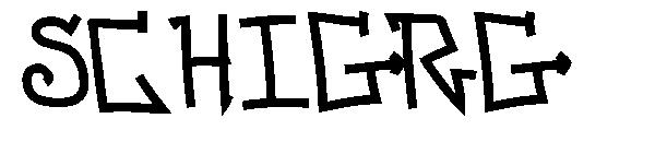 SCHIGRG字体