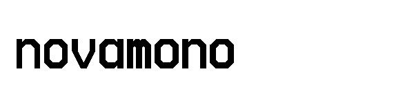 novamono字体