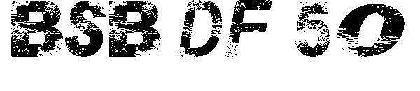 BSB DF 50字体