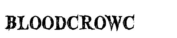bloodcrowc字体
