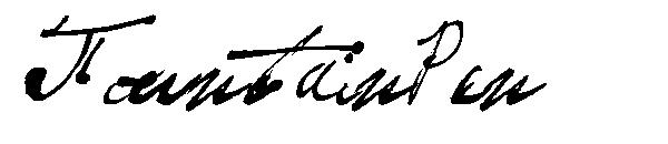 FountainPen字体下载
