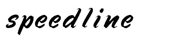 speedline字体