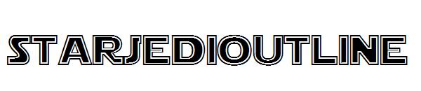 starjedioutline字体