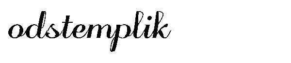 odstemplik字体