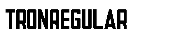 TronRegular字体