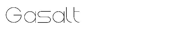 Gasalt字体