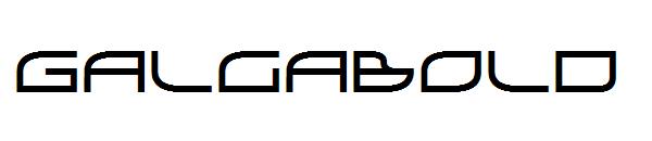 GalgaBold字体