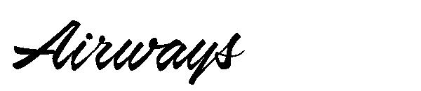 Airways字体