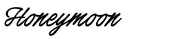 Honeymoon字体