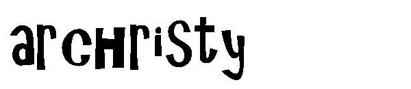 archristy字体
