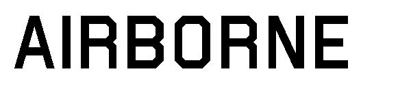 airborne字体