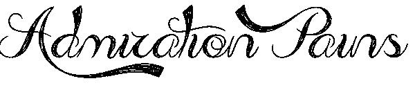 Admiration Pains字体