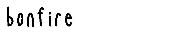 bonfire字体