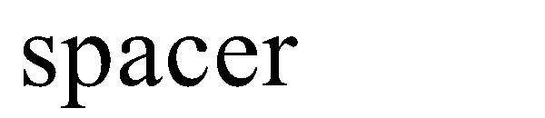 spacer字体