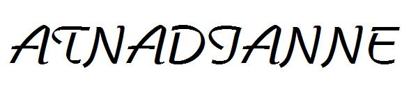 ATNADIANNE字体