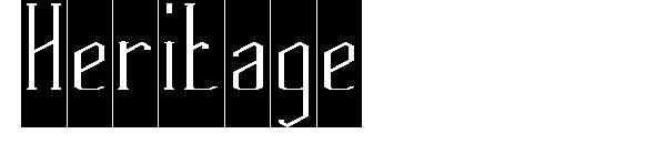 Heritage字体