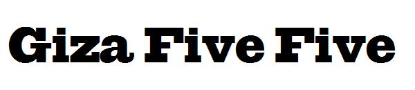 Giza Five Five字体