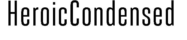 HeroicCondensed字体
