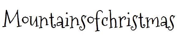 Mountainsofchristmas字体