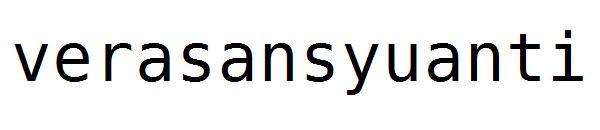 verasansyuanti字体