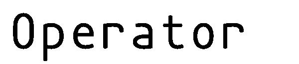 Operator字体