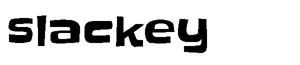 slackey字体