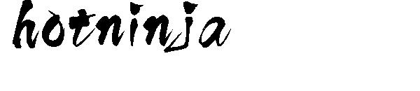 hotninja字体