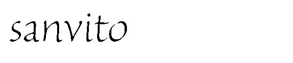 sanvito字体