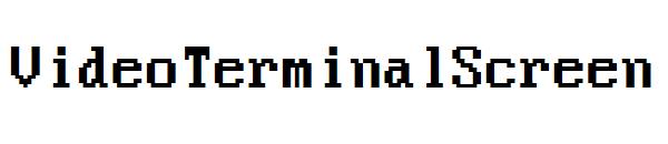 VideoTerminalScreen字体
