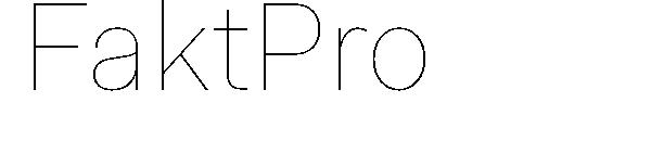 FaktPro字体