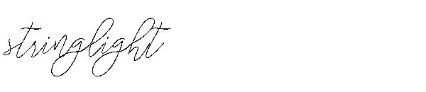 stringlight字体