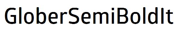 GloberSemiBoldIt字体