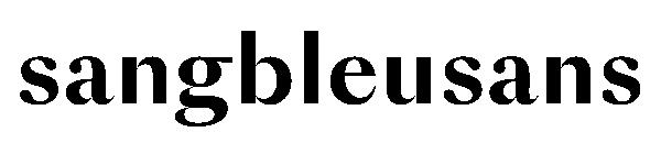 sangbleusans字体