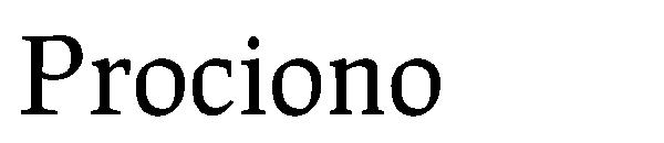 Prociono字体