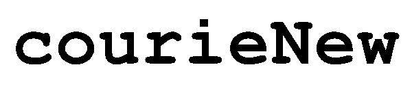 courieNew字体