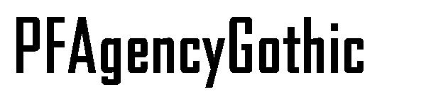 PFAgencyGothic字体