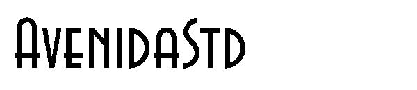 AvenidaStd字体