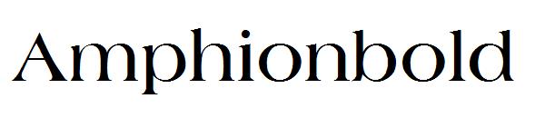 Amphionbold字体