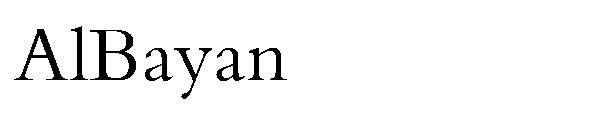 AlBayan字体