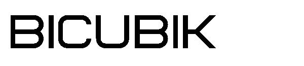 bicubik字体