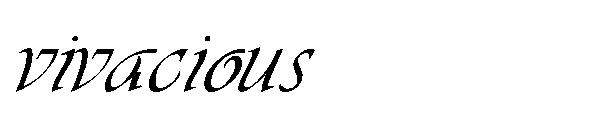 vivacious字体