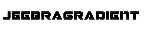 JeebraGradient字体
